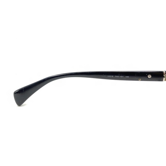 Prada VPR 61P FAD-1O1 Black Silver Eyeglasses Frames 53-16 140 Italy Designer - Picture 10 of 12